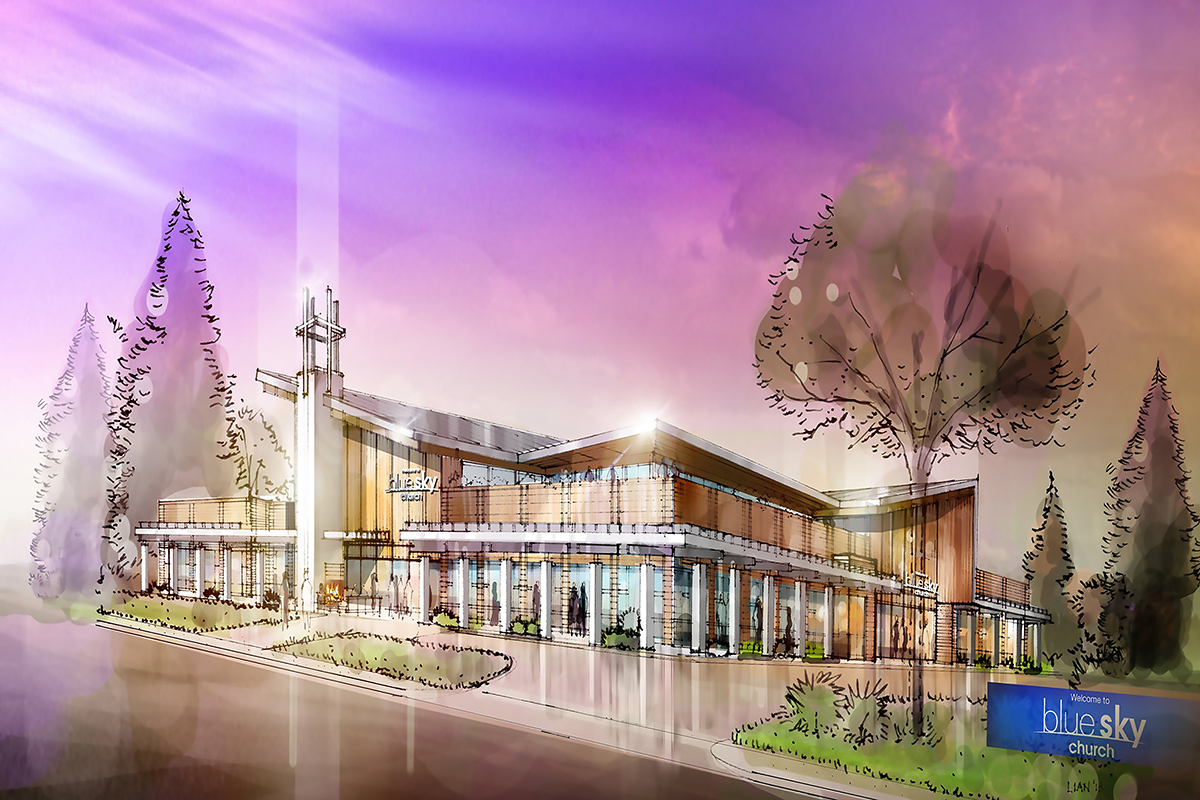 Blue Sky Church Magellan Architects